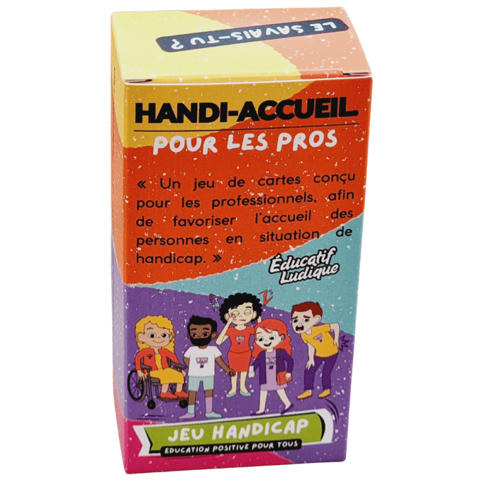 Jeu de cartes Handi-Accueil – Sensibilisation au handicap à l’inclusion et l'accueil bienveillant