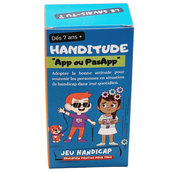 Handitude – Jeu de cartes sur le handicap, les attitudes et l’inclusion dès 7 ans | 100 cartes pour